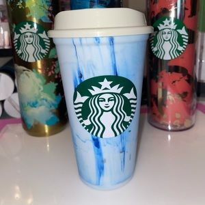 Starbucks Mexico Tie dye reusable Hot Cup
